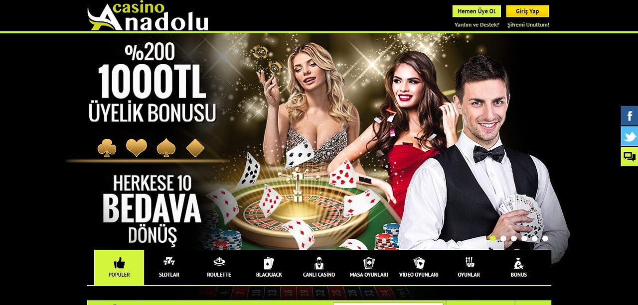 Anadolucasino Giriş